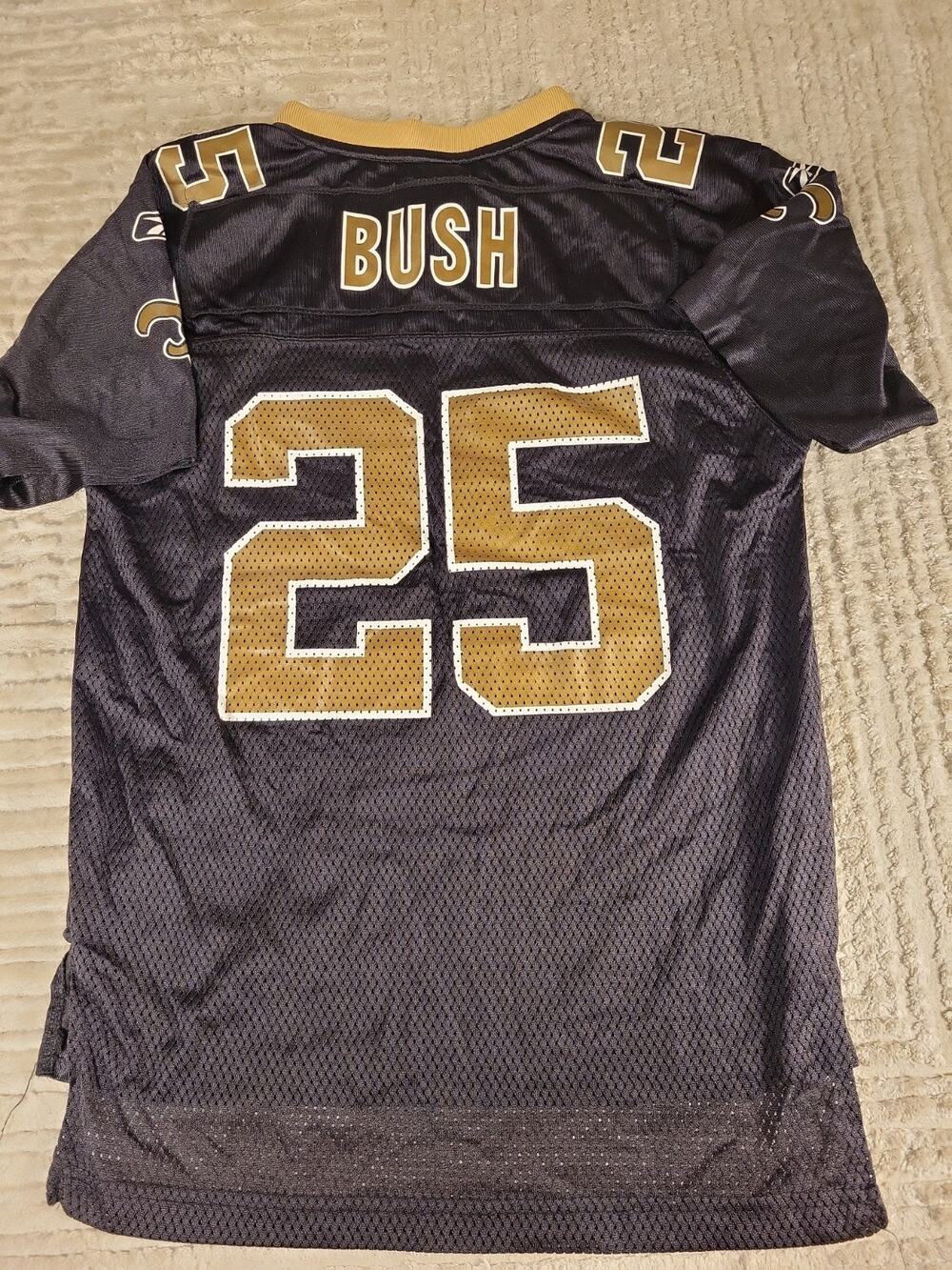 Reebok Reggie Bush New Orleans Saints Jersey Youth Medium 10-12 Football Boys